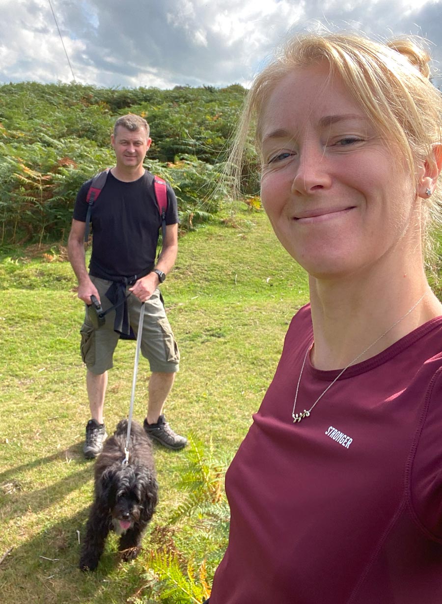 Melanie and Nicholas in Pembs