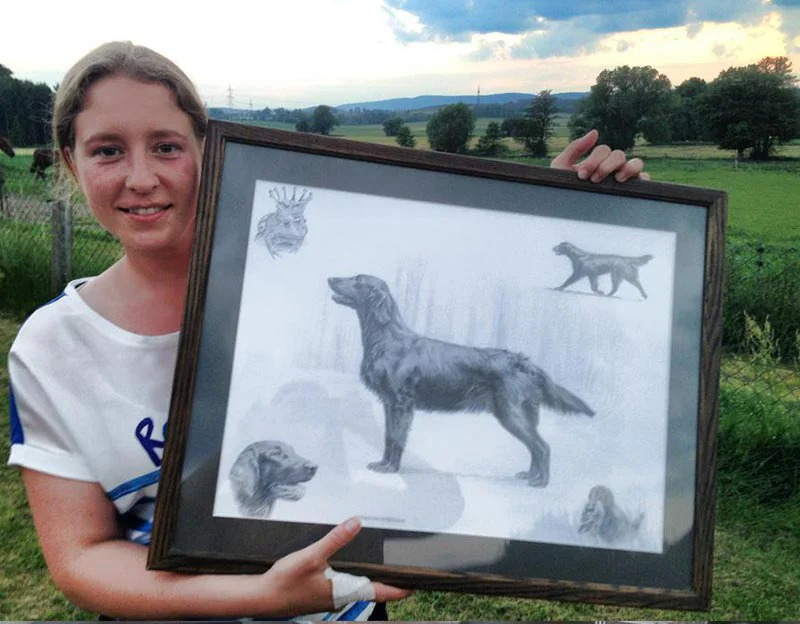 Client Anna's Testimonial Client Anna's testimonial for her pet portrait