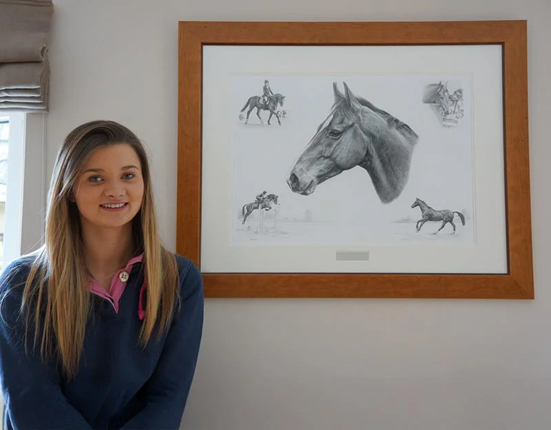 Client Olivia's Testimonial for Horse Portrait Client Olivia's testimonial for her horse portrait