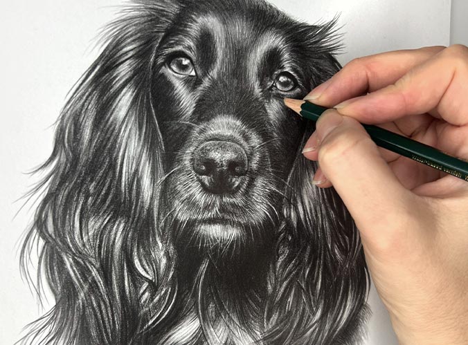 Pencil Pet Portrait 3